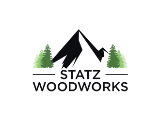Statz Woodworks logo design by RatuCempaka