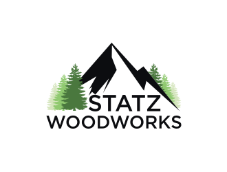 Statz Woodworks logo design by RatuCempaka