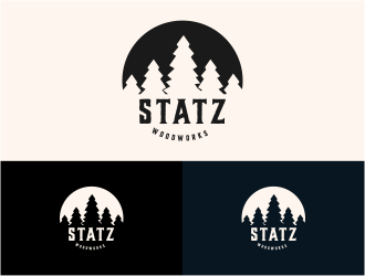 Statz Woodworks logo design by Hipokntl_