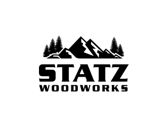 Statz Woodworks logo design by GassPoll