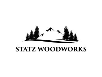 Statz Woodworks logo design by GassPoll