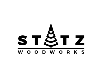 Statz Woodworks logo design by SmartTaste