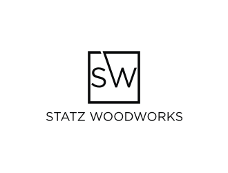 Statz Woodworks logo design by Sheilla