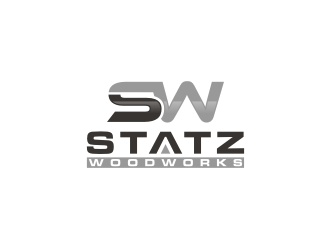 Statz Woodworks logo design by Artomoro