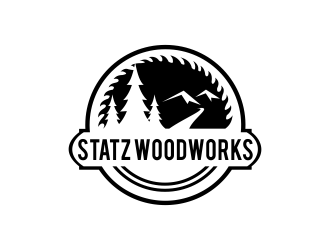 Statz Woodworks logo design by cahyobragas