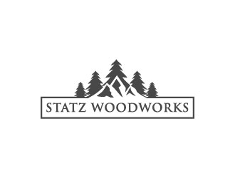 Statz Woodworks logo design by CreativeKiller
