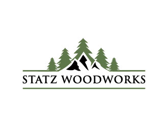 Statz Woodworks logo design by CreativeKiller