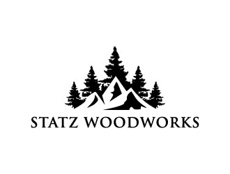 Statz Woodworks logo design by CreativeKiller