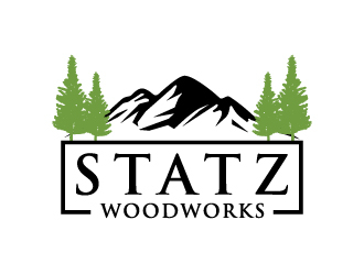 Statz Woodworks logo design by cybil