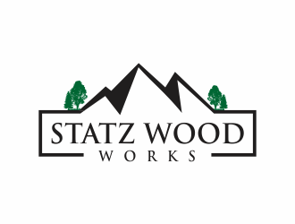 Statz Woodworks logo design by santrie
