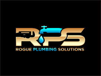 Rogue Plumbing Solutions logo design by hidro