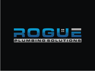 Rogue Plumbing Solutions logo design by Artomoro