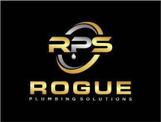 Rogue Plumbing Solutions logo design by fadlan