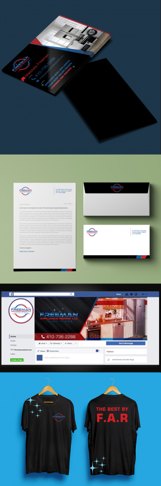 Freeman Appliance Repair LLC logo design by DreamLogoDesign