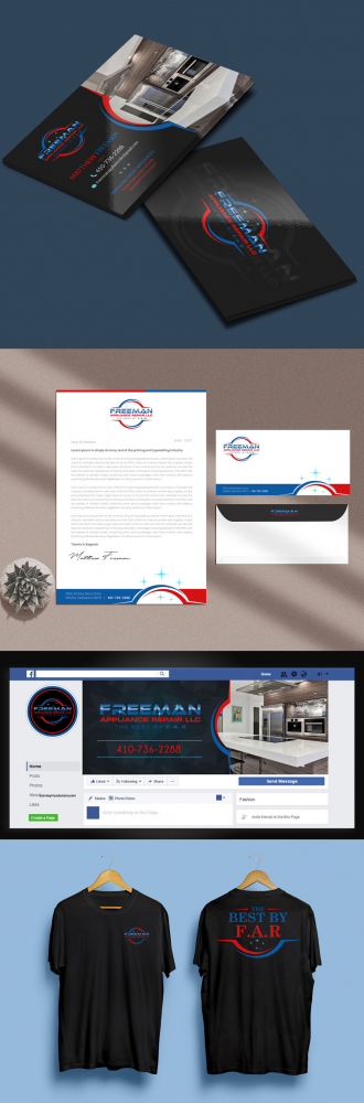 Freeman Appliance Repair LLC logo design by DreamLogoDesign