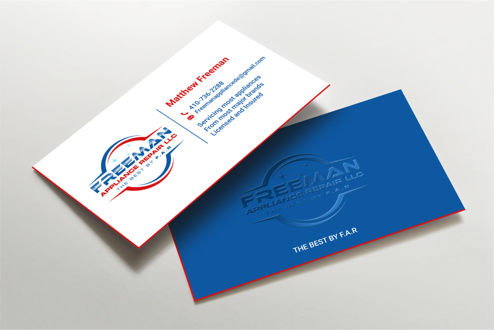 Freeman Appliance Repair LLC logo design by Boomstudioz
