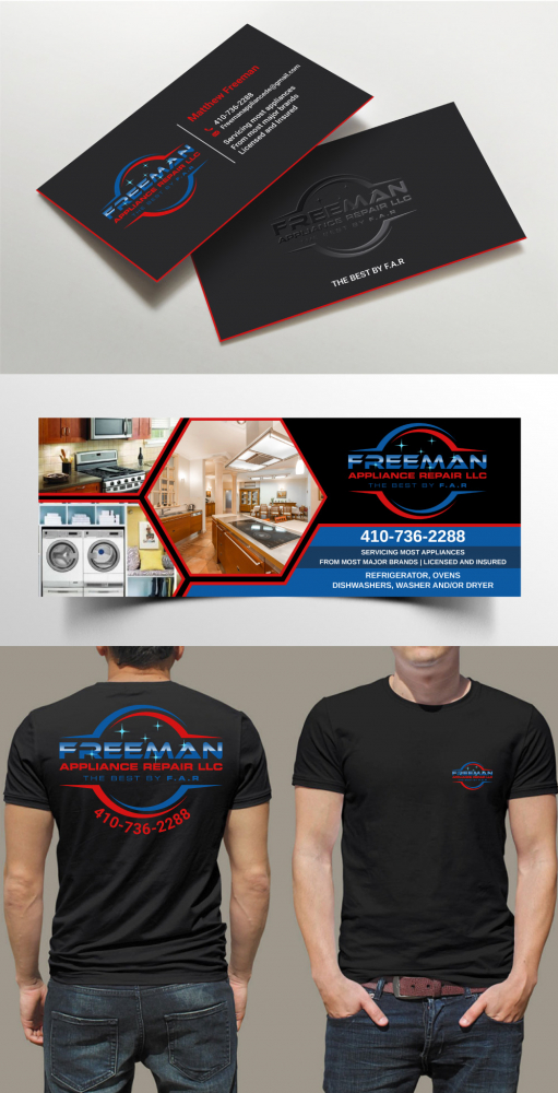 Freeman Appliance Repair LLC logo design by Boomstudioz