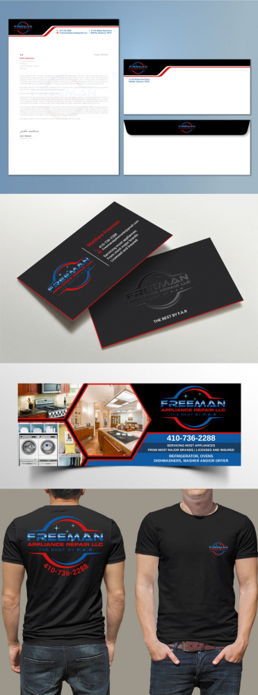 Freeman Appliance Repair LLC logo design by Boomstudioz
