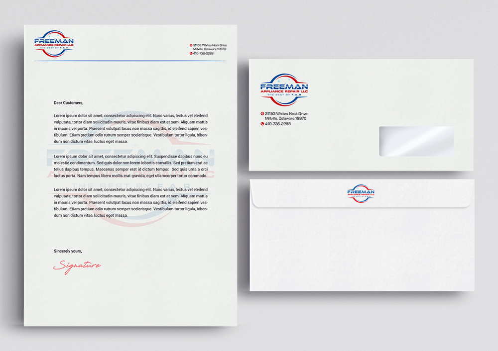 Freeman Appliance Repair LLC logo design by KHAI