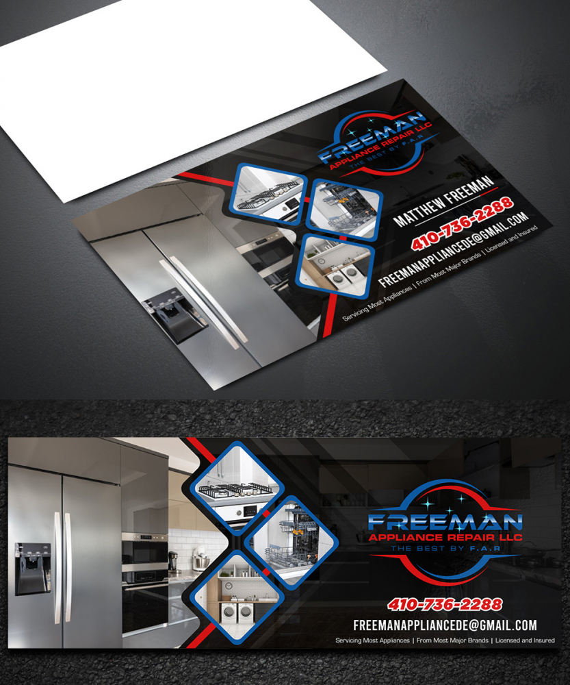 Freeman Appliance Repair LLC logo design by Gelotine