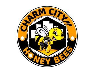 Charm City Honey Bees logo design by veron