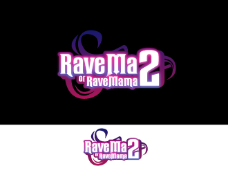 Rave Ma2 or Rave Mama logo design by fawadyk
