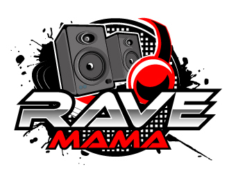 Rave Ma2 or Rave Mama logo design by ElonStark