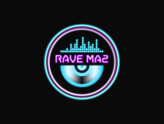 Rave Ma2 or Rave Mama logo design by ngattboy