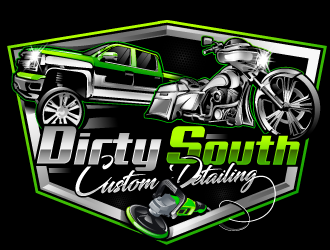 Dirty South Custom Detailing logo design by Suvendu