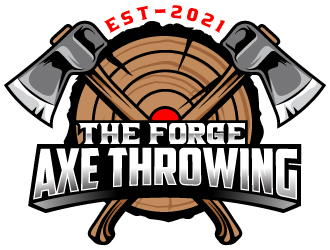 The Forge Axe Throwing logo design by Suvendu