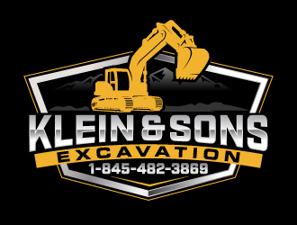 Klein & sons Excavation logo design by jaize