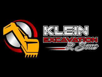 Klein & sons Excavation logo design by JessicaLopes