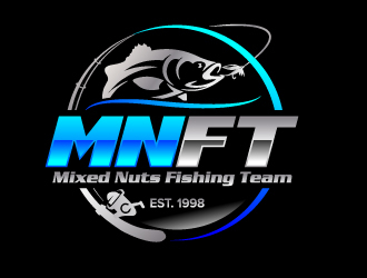 Mixed nuts fishing team logo design by jaize