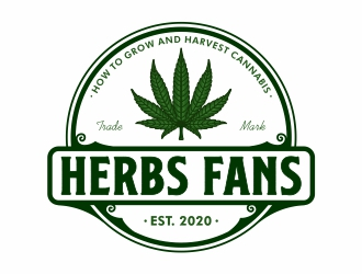 Herbs Fans logo design by Mardhi