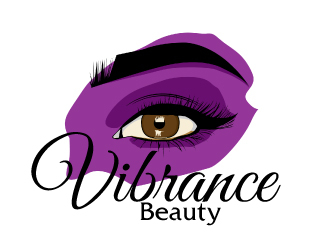 Vibrance Beauty  logo design by ElonStark