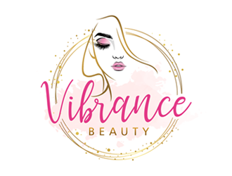 Vibrance Beauty  logo design by ingepro