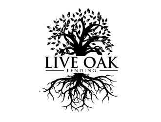 Live Oak Lending logo design by ElonStark