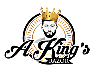 A king’s Razor  logo design by ElonStark
