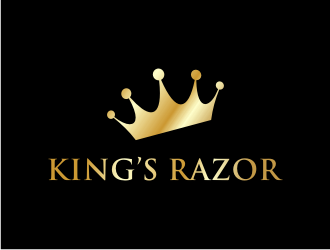 A king’s Razor  logo design by xorn