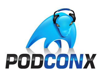 podconx logo design by LucidSketch