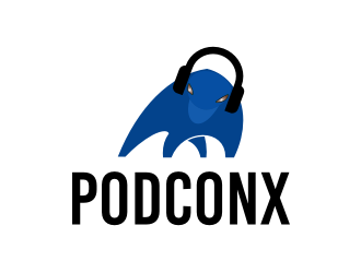 podconx logo design by xorn