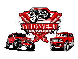 Midwest Krawlers logo design by Suvendu