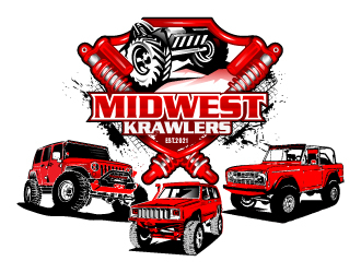Midwest Krawlers logo design by Suvendu
