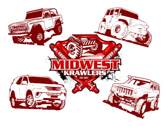 Midwest Krawlers logo design by Suvendu