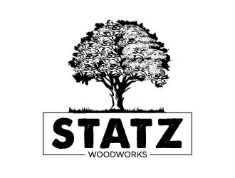 Statz Woodworks logo design by Mirza