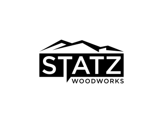 Statz Woodworks logo design by RIANW