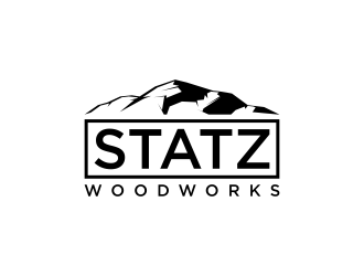 Statz Woodworks logo design by RIANW
