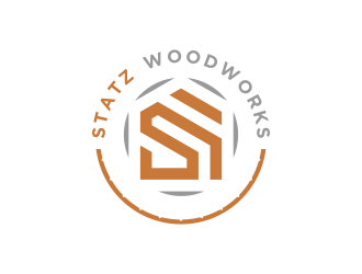 Statz Woodworks logo design by ageseulopi