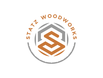Statz Woodworks logo design by ageseulopi