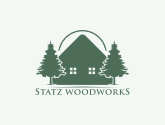 Statz Woodworks logo design by ageseulopi